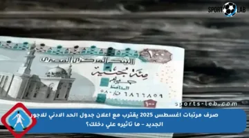 صرف مرتبات أغسطس 2025 يقترب مع إعلان جدول الحد الأدنى للأجور الجديد – ما تأثيره على دخلك؟